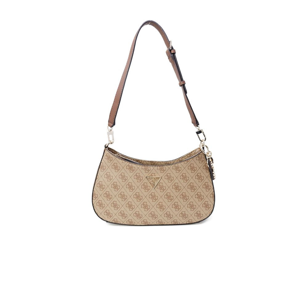 Beige Polyethylene Handbag