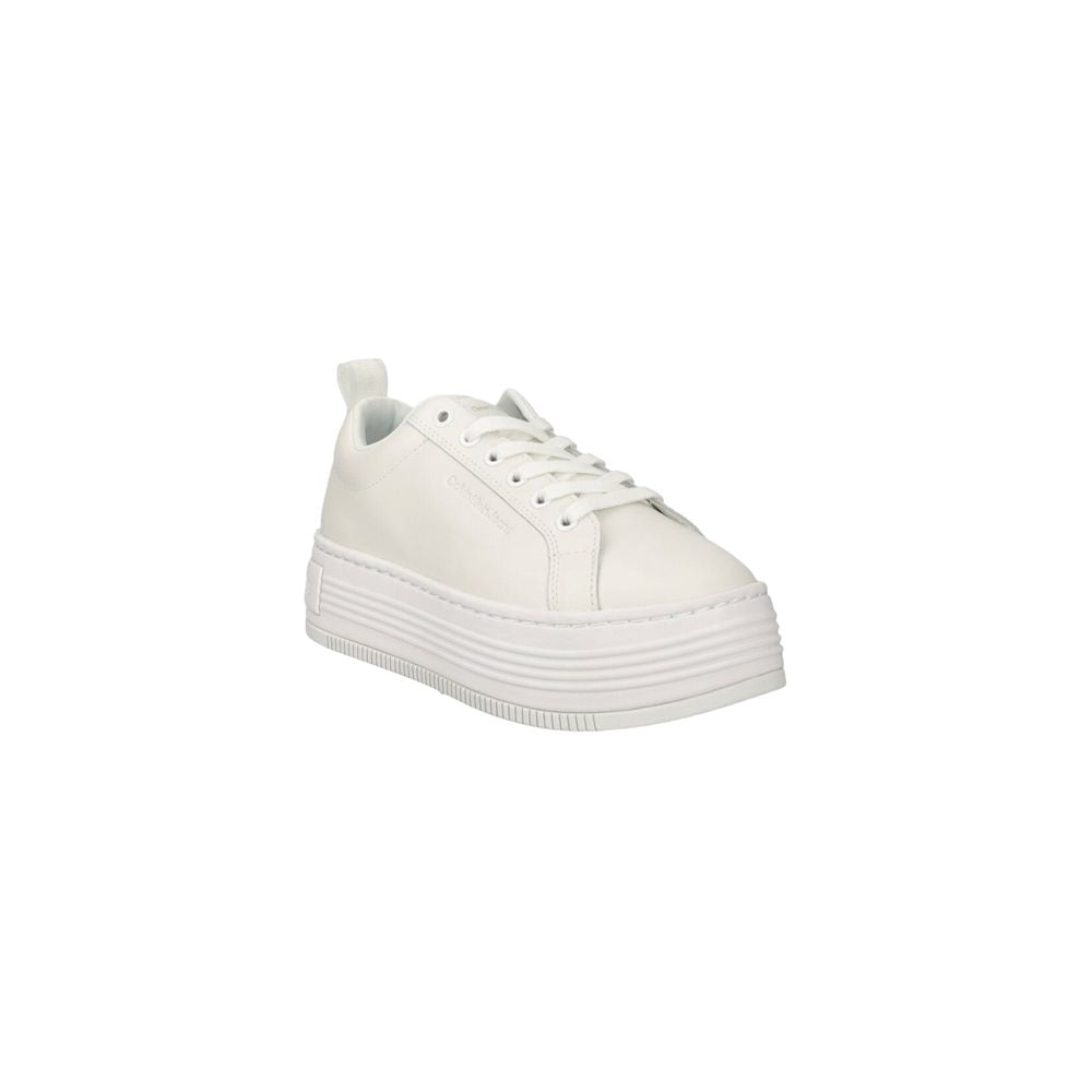 White Leather Sneaker