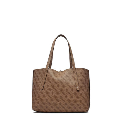 Brown Polyethylene Handbag