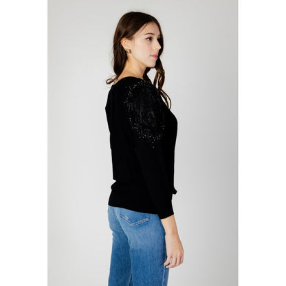 Black Viscose Tops & T-Shirt