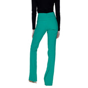 Green Polyester Jeans & Pant