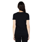 Black Cotton Tops & T-Shirt