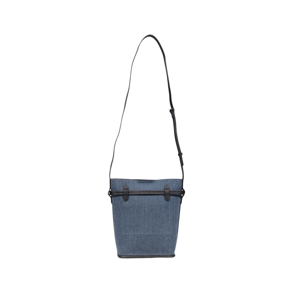 Blue Cotton Handbag