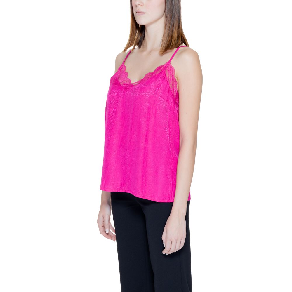 Pink Viscose Tops & T-Shirt