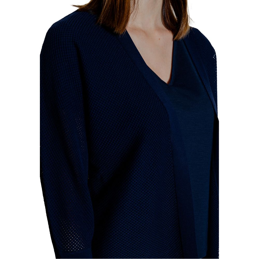 Blue Viscose Cardigan