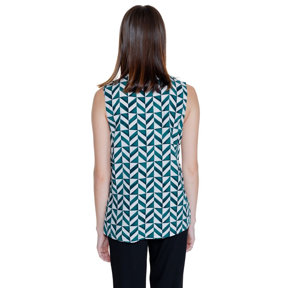 Green Viscose Tops & T-Shirt