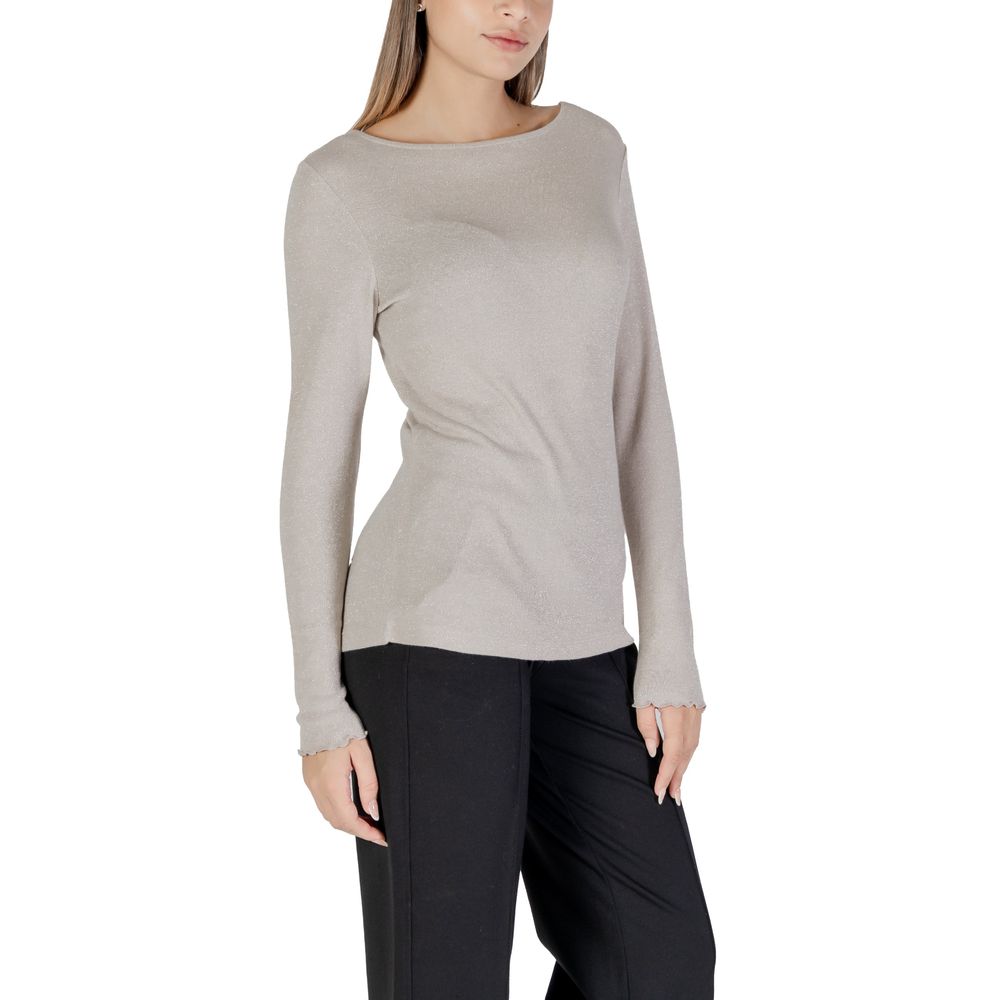 Beige Viscose Tops & T-Shirt