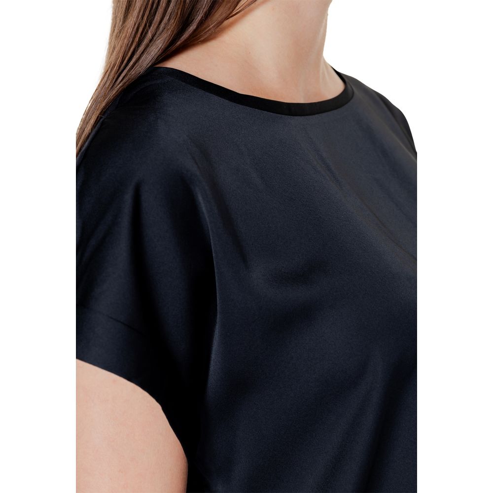 Black Cotton Tops & T-Shirt