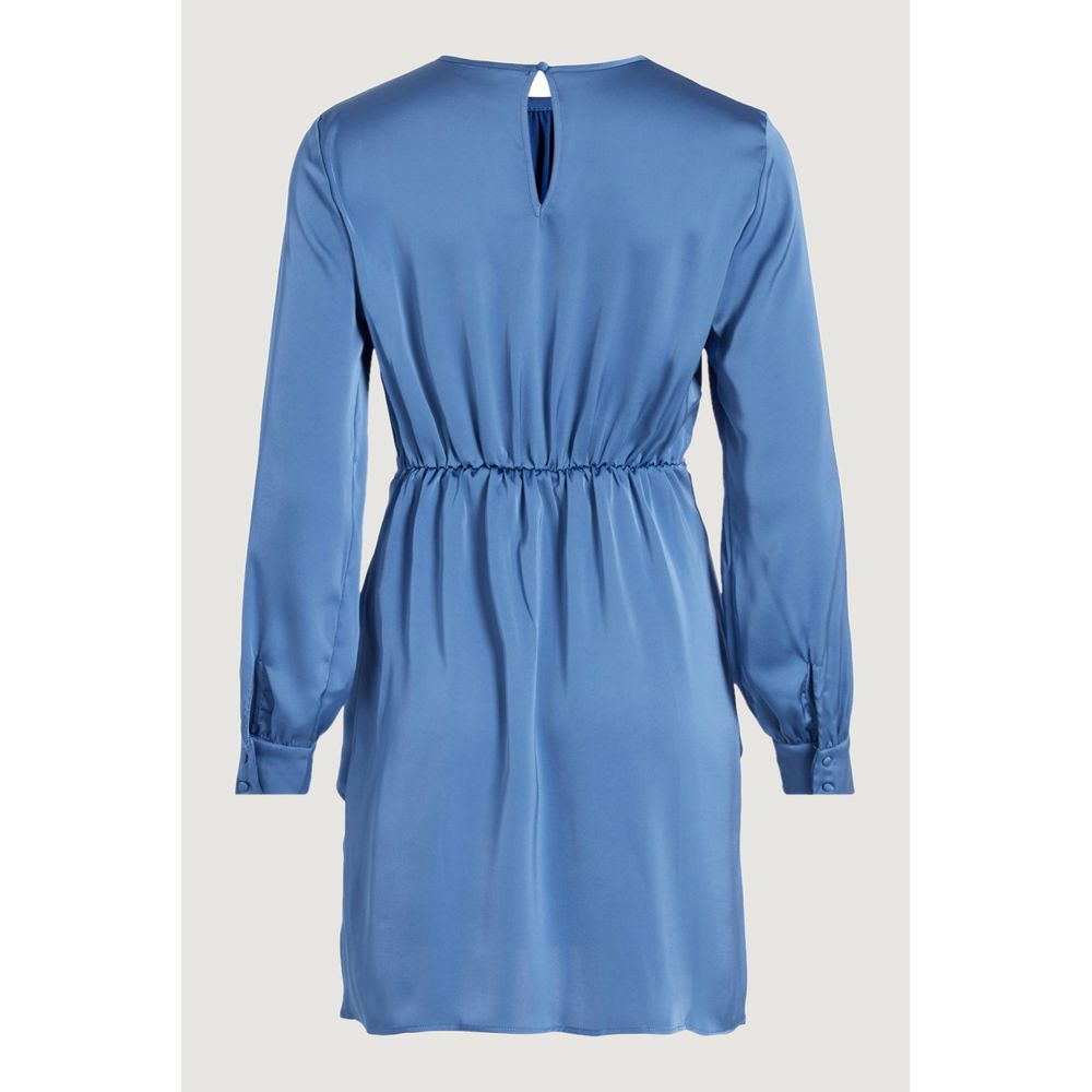 Blue Recycled Polyester Dress