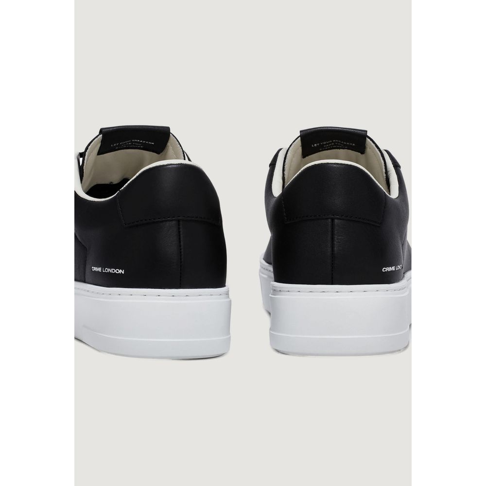 Black Leather Sneaker