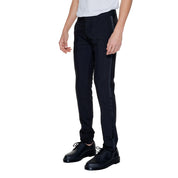 Black Polyester Jeans & Pant