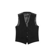 Black Polyester Vest