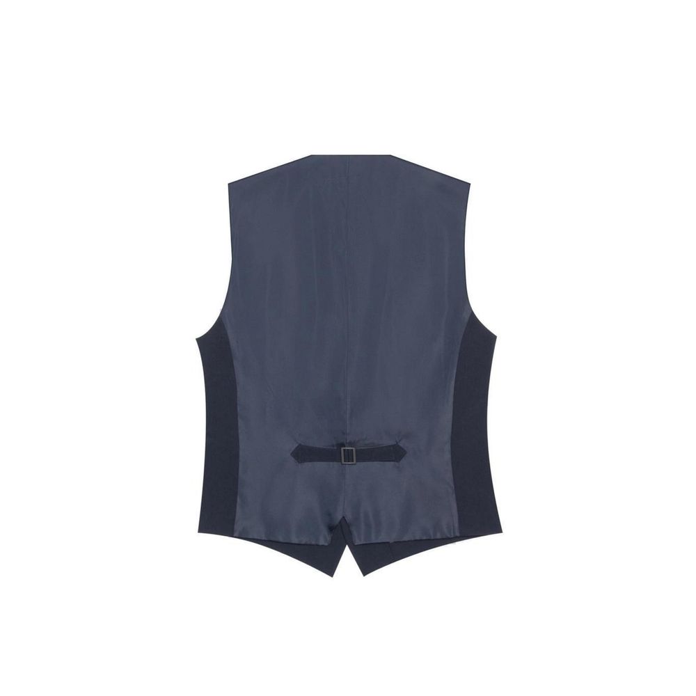 Blue Polyester Vest