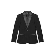 Black Polyester Suit