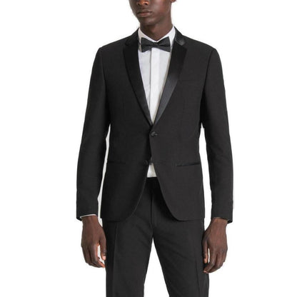 Black Polyester Suit