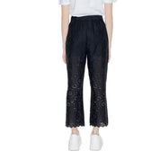 Black Viscose Jeans & Pant