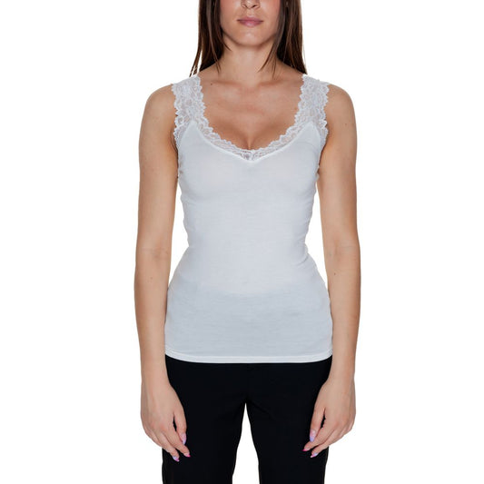 White Viscose Tops & T-Shirt