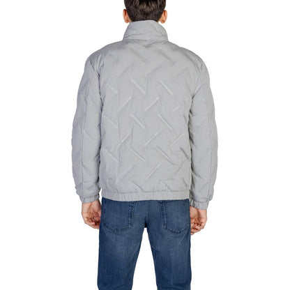 Gray Polyester Jacket