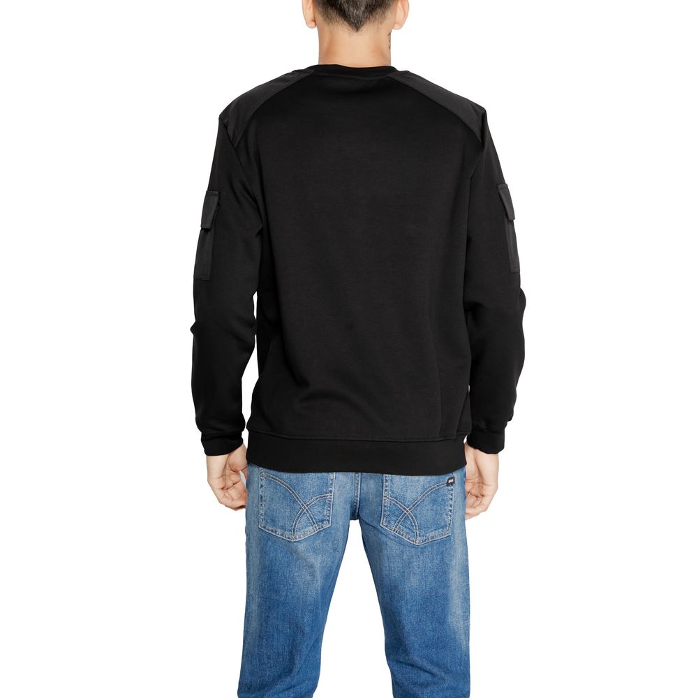 Black Cotton Sweater