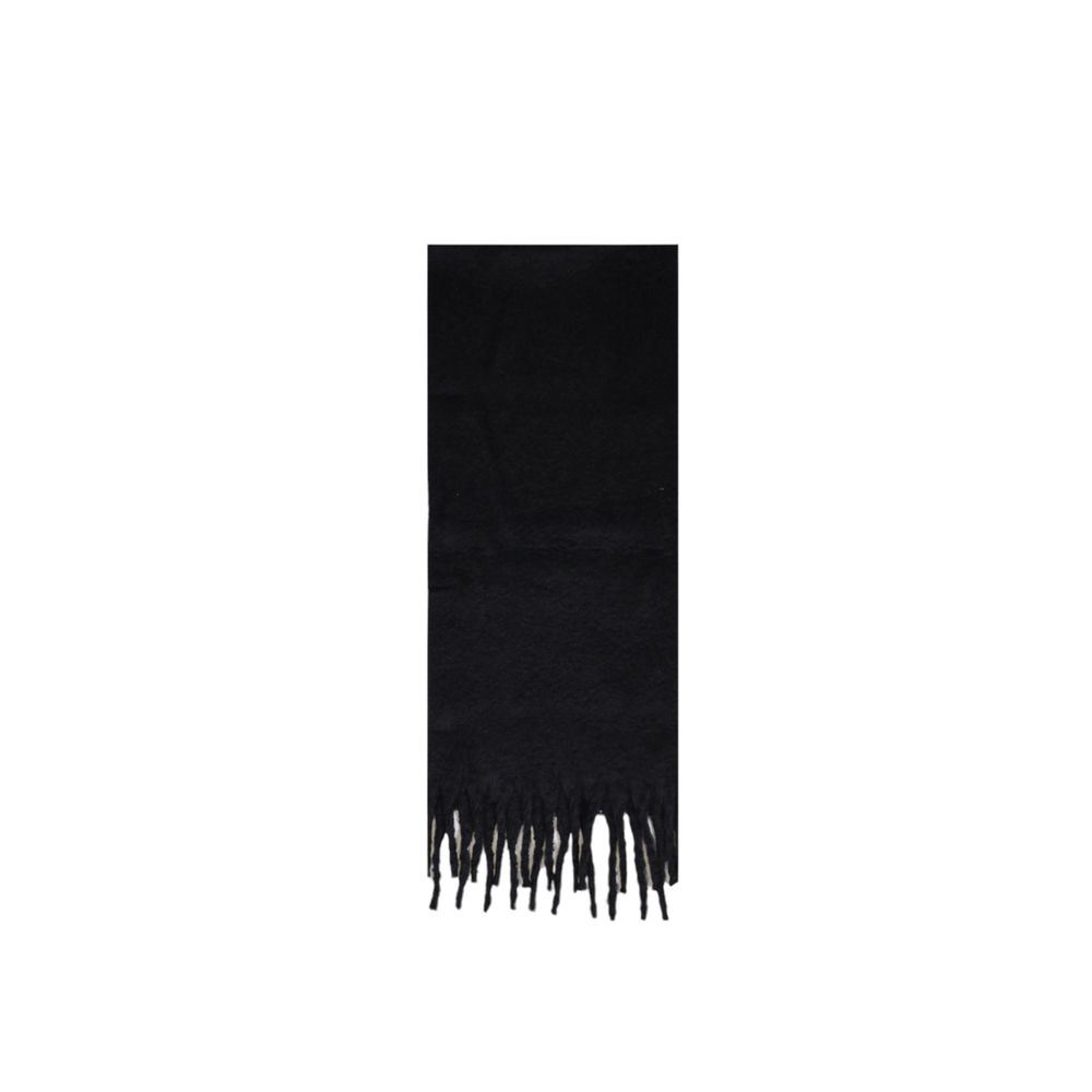 Black Polyester Scarf