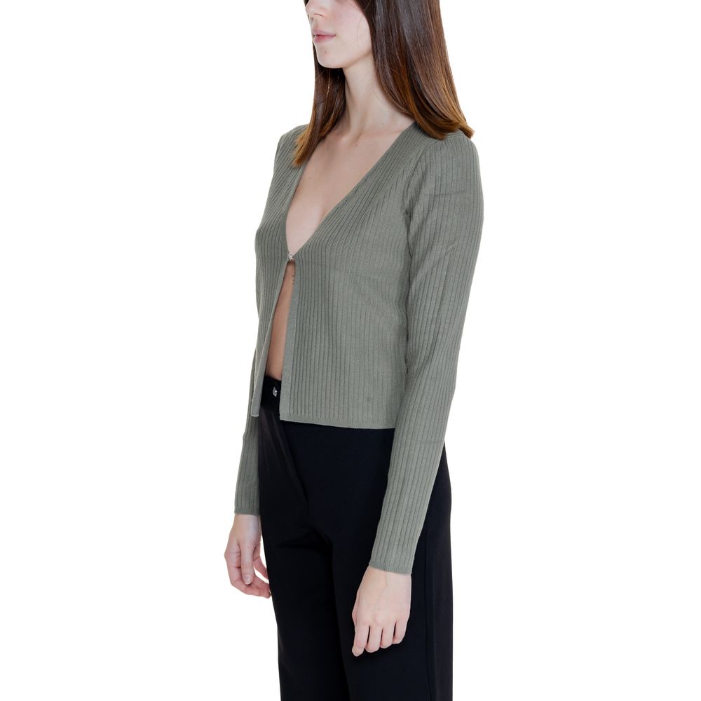 Green Viscose Cardigan