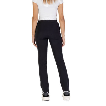 Black Cotton Jeans & Pant