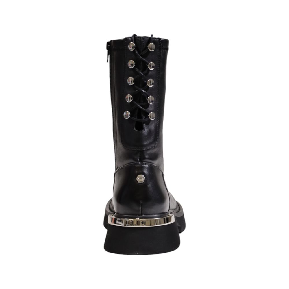 Black Leather Boot