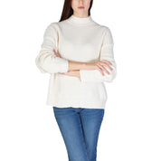 White Polyester Sweater