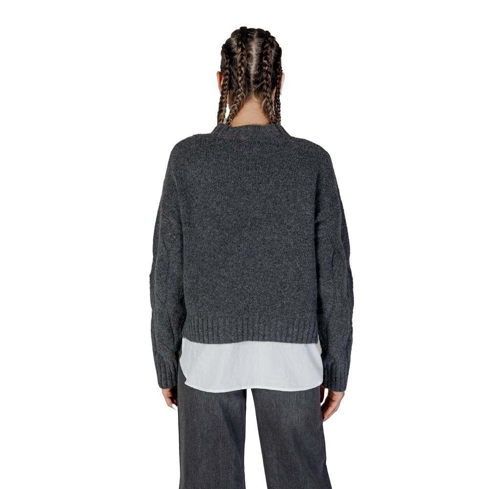 Gray Recycled Polyester Sweater