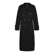 Black Polyester Jackets & Coat