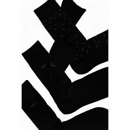 Black Cotton Sock