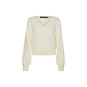 Cream Polyester Tops & T-Shirt