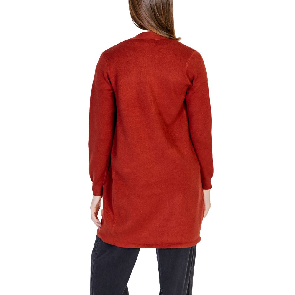 Red Viscose Cardigan