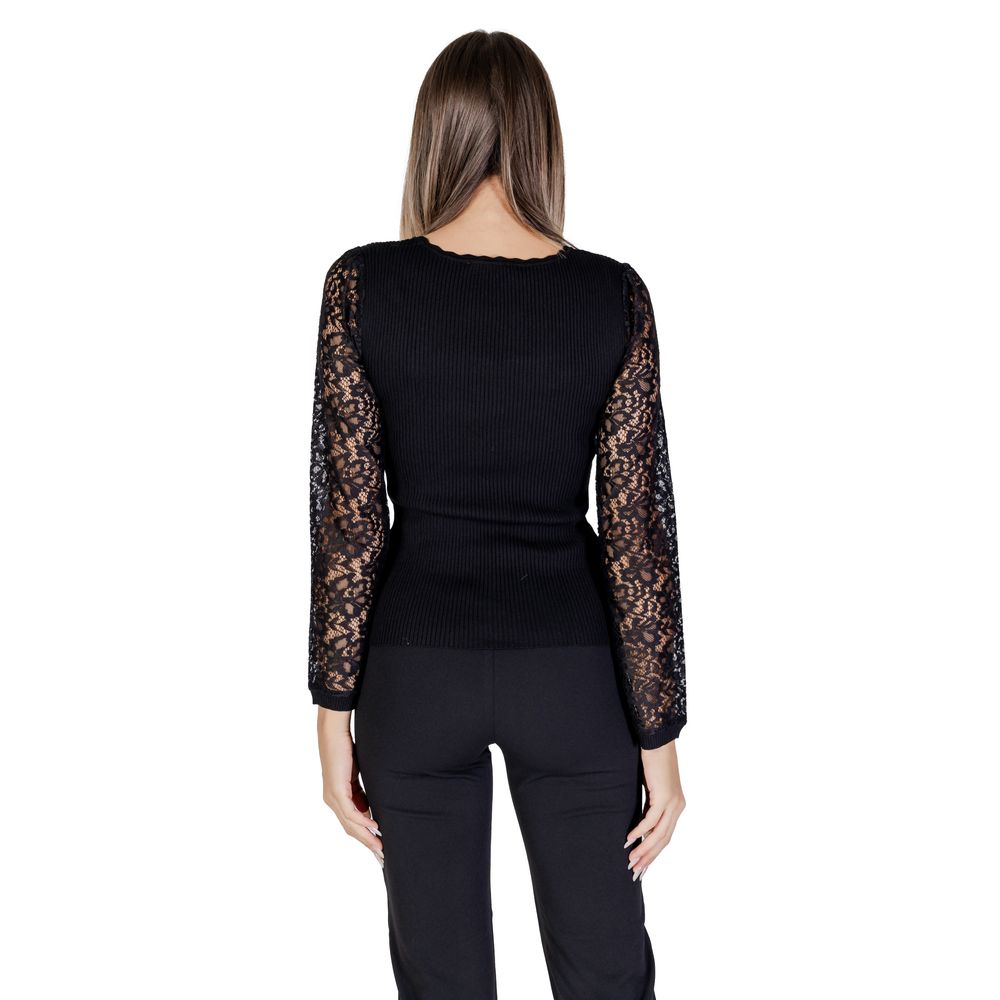 Black Viscose Tops & T-Shirt