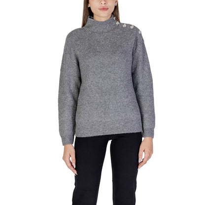 Gray Polyester Sweater