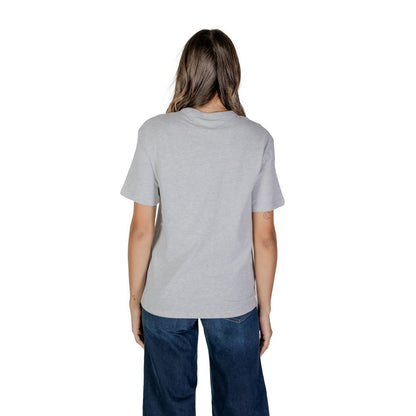 Gray Cotton Tops & T-Shirt