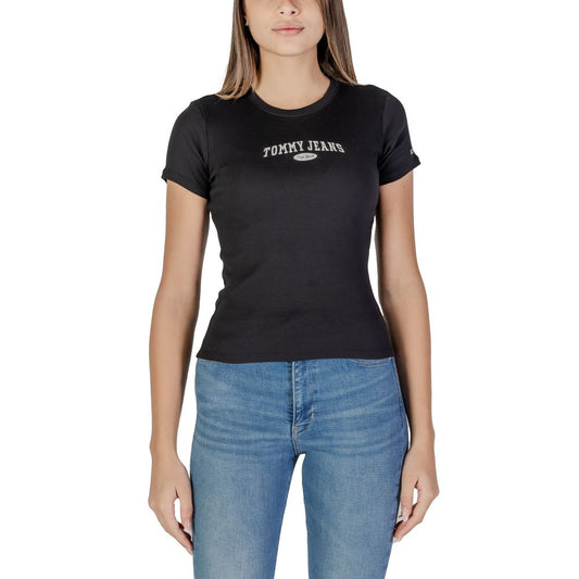 Black Cotton Tops & T-Shirt