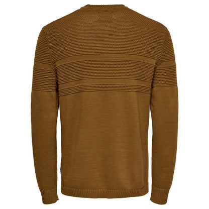 Brown Cotton Sweater