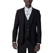 Black Polyester Suit