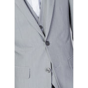 Gray Polyester Suit