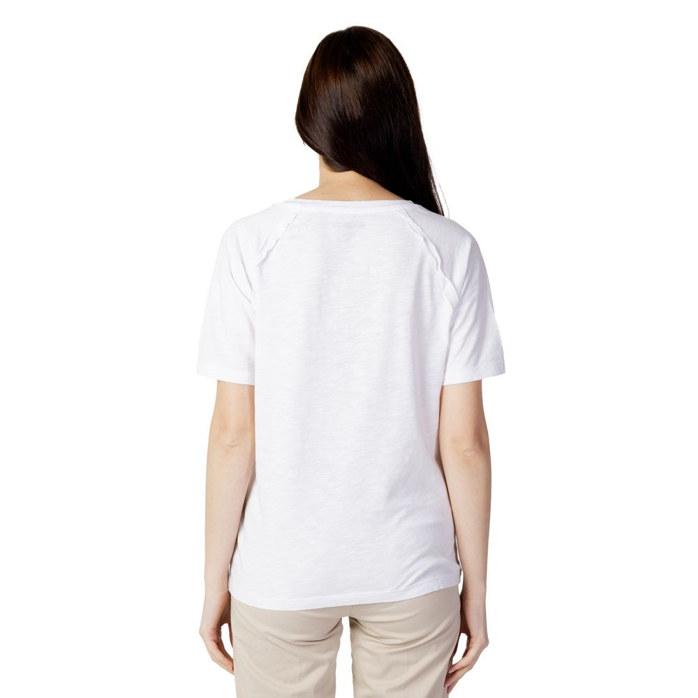 White Cotton Tops & T-Shirt