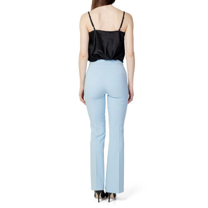 Blue Polyester Jeans & Pant