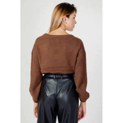 Brown Nylon Sweater