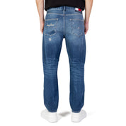 Blue Cotton Slim Fit Jean