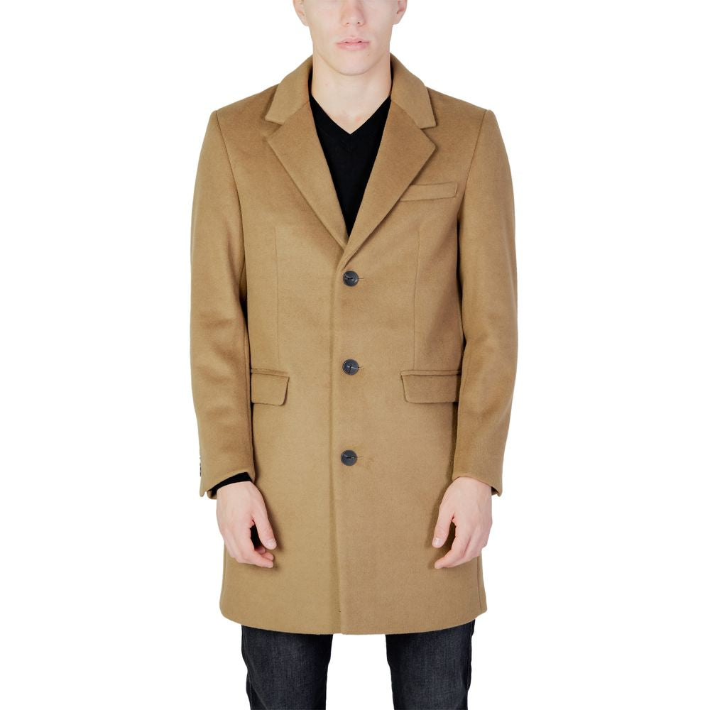 Beige Polyester Jacket