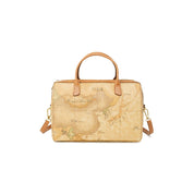 Beige Leather Handbag