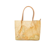 Beige Leather Handbag