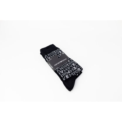 Black Cotton Sock