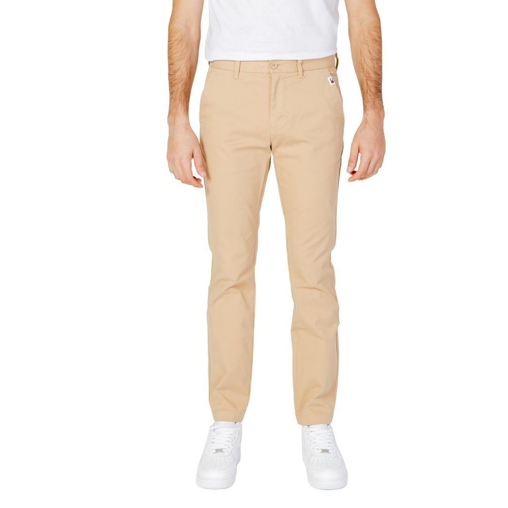 Beige Organic Cotton Jeans & Pant