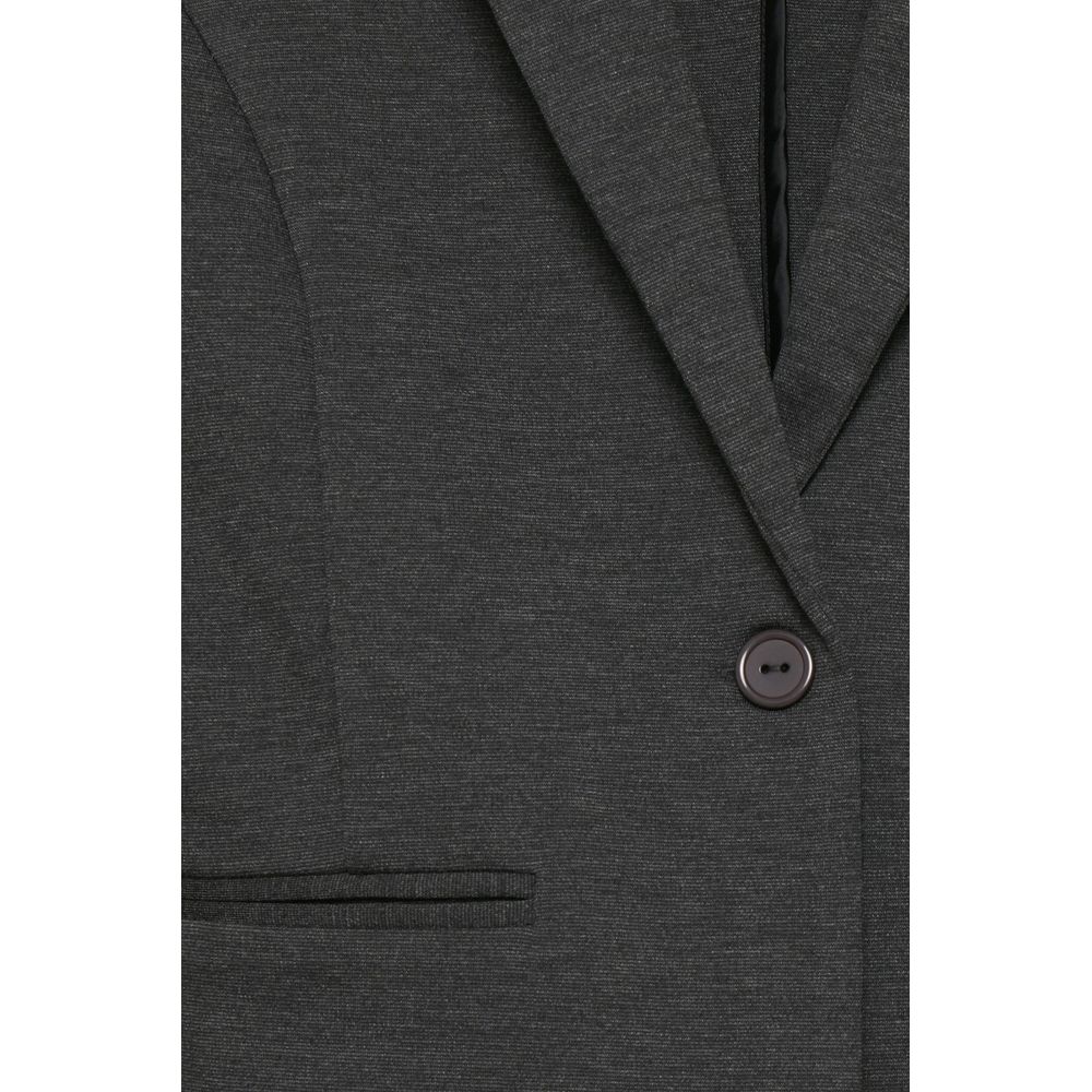 Gray Polyester Suits & Blazer